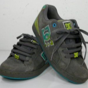 DC Skateboard Shoes Gray/Blue/Green Cosmo SE Sz6.5